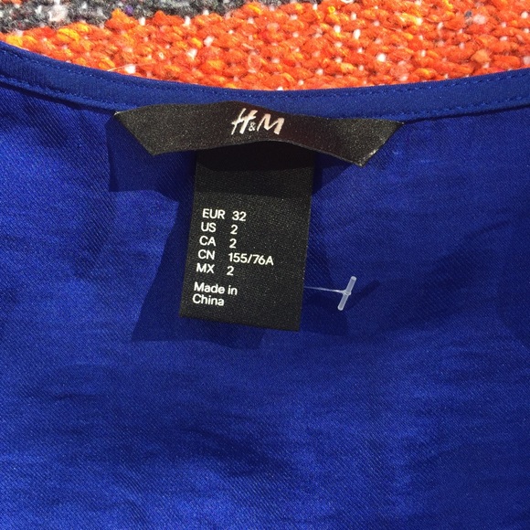 H&M Blue Zipper Dress - Picture 4 of 5